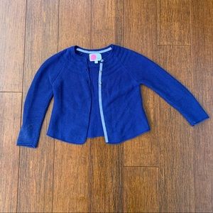 Boden blue cardigan girls 6-7T